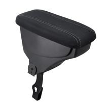 Apoio De Braço Volkswagen Gol Tecido Preto Costura Cinza
