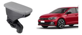 Apoio De Braço Volkswagen Polo Couro Cinza Sem Costura