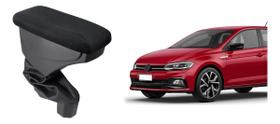 Apoio De Braço Volkswagen Polo Tecido Preto Sem Costura