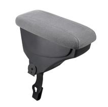 Apoio De Braço Vw Saveiro Tecido Cinza Costura Branca