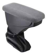 Apoio De Braço Vw Saveiro Tecido Cinza Costura Cinza