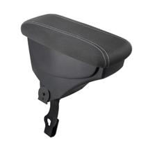 Apoio De Braço Vw Saveiro Tecido Grafite Costura Branca