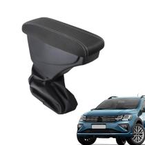 Apoio De Braço Vw Saveiro Tecido Grafite Costura Cinza