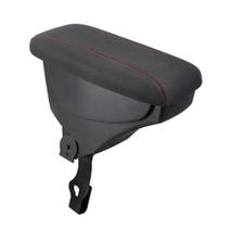 Apoio De Braço Vw Saveiro Tecido Grafite Costura Vermelha