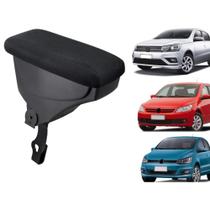Apoio De Braço Vw Saveiro Tecido Preto Sem Costura