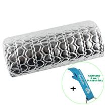Apoio de Mão para Manicure Almofada Prata + Chaveiro CBRN18451 Apoio de Mão para Manicure Almofada Prata + Chaveiro CBRN18451