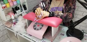 Apoio de Mão Para Manicure Modelo Basic Nail Designer Profissional Pink - Web Sales Nails