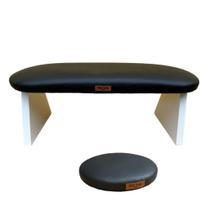 Apoio de Mão/Punho Para Manicure+Apoio de Cotovelo PRETO Apoio de Mão/Punho Para Manicure+Apoio de Cotovelo PRETO