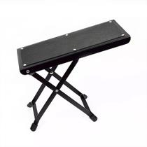 Apoio de Pé Para Músico APV-100 Voik com Regulagem de Altura Preto