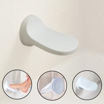 Apoio de Pé Suporte Banheiro de Parede com Ventosa para Depilação