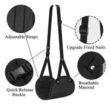Apoio De Pés Ajustável Ergonômico Preto Viagem Escritório Carro COR:PRETO Apoio De Pés Ajustável Ergonômico Preto Viagem Escritório Carro COR:PRETO