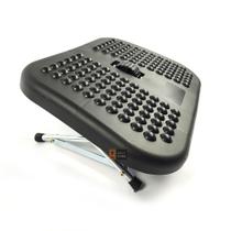 Apoio de Pés NR17 Altura Regulavel Confortavel Massagem Preto