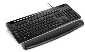 Apoio de Pulso Gel para Teclado Preto Multilaser AC033 Apoio de Pulso Gel para Teclado Preto Multilaser AC033