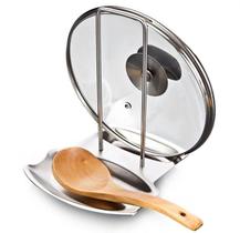 Apoio De Talheres E Tampa De Panela Inox Cozinha Suporte