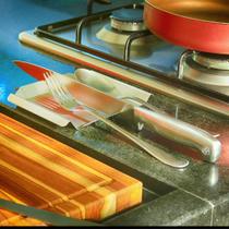 Apoio Descanso de Talheres de Balcão - Inox