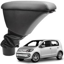 Apoio Encosto Descanso Braço Couro Preto Vw UP 2014 à 2019 Costura Preta Sofisti Car VW11000
