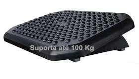 Apoio Ergonômico Para os Pés - Suporta Até 100 Kg - Preto 850 ACRINIL