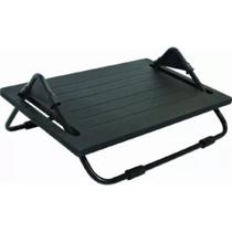 Apoio Ergonômico para Pés APOIOPR Multivisão Ajustável, Antiderrapante, Aço Carbono e MDF, Inclinação Regulável