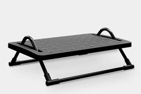 Apoio Ergonômico Para Pés Massageador Regulável Preto