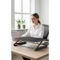 Apoio Ergonômico Pés: 5 Alturas, Conforto e Postura Apoio Ergonômico Pés: 5 Alturas, Conforto e Postura