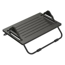 Apoio Ergonômico Suporte Para os Pés Preto