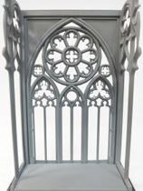 Apoio Livro Catedral Gotica Decorativa Cor:Cinza