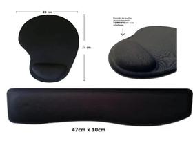 Apoio P/Teclado (Key Pad) Preto + Mouse Pad c/Apoio de Pulso (SEM MOUSE) Apoio P/Teclado (Key Pad) Preto + Mouse Pad c/Apoio de Pulso (SEM MOUSE)