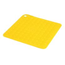 Apoio Panelas Tapete Silicone 25x25cm Amarelo Silikomart