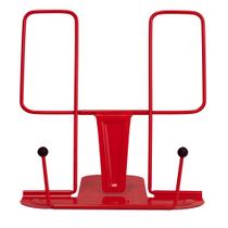 Apoio para Livros HIGHTIDE DB016 Vermelho em Aço Ajustável 17x17x16cm