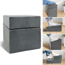 Apoio para os pés ajustável embaixo da mesa JZHLLA com espuma de 3 alturas Apoio para os pés ajustável embaixo da mesa JZHLLA com espuma de 3 alturas