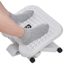 Apoio para os pés ajustável HUANUO com 3 alturas e superfície de massagem Apoio para os pés ajustável HUANUO com 3 alturas e superfície de massagem