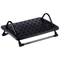 Apoio Para Os Pés Base Ergonômico Massageador Inclinável Escritório Preto