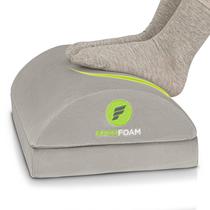 Apoio para os pés ErgoFoam 2 em 1, espuma ergonômica ajustável de veludo macio