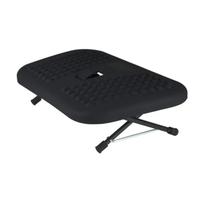 Apoio para os pés Ergonômico com Roldana e Massageador PRETO