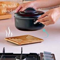 Apoio Para Panela Em Bamboo Mor Kit Com 2 Unidades