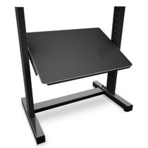 Apoio para Pés Desmontável com 16 Regulagens de Altura Preto
