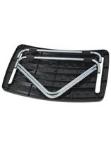 Apoio Para Pes Multivisao Regulavel Preto Em Abs