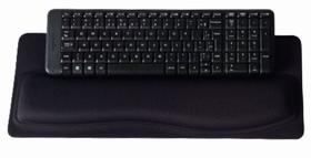 Apoio para Teclado AT-16 com Tecido Preto - Injetado em Espuma Apoio para Teclado AT-16 com Tecido Preto - Injetado em Espuma