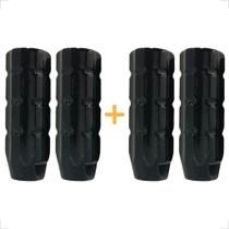 Apoio Pedaleira Bike Trolhinha De Alumínio Bmx Mtb Cross 2 Pares (4un) - GTU Apoio Pedaleira Bike Trolhinha De Alumínio Bmx Mtb Cross 2 Pares (4un) - GTU