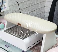 Apoio Suporte De Braço Mão/Punho CHAMPAGNE Luxo Brilhante para Manicure Unha Gel Nails