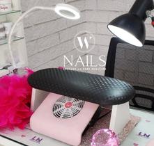 Apoio Suporte De Braço Mão/Punho PRETO Luxo Brilhante para Manicure Unha Gel Nails Apoio Suporte De Braço Mão/Punho PRETO Luxo Brilhante para Manicure Unha Gel Nails