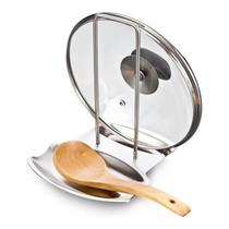 Apoio Suporte De Talheres E Tampa De Panela Inox Cozinha