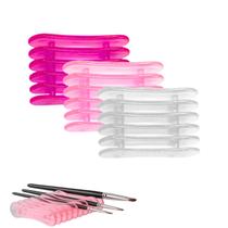 Apoio Suporte Grade Pincel Unha Manicure Acrílico Glitter Apoio Suporte Grade Pincel Unha Manicure Acrílico Glitter