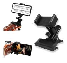 Apoio Suporte Prende Celular Headstock Guitarra Violão Baixo - spanking