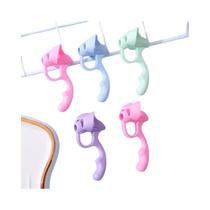 Apoios De Lápis De Silicone Para Crianças, Suporte Para Caneta Com Assistência De Escrita Para Cinco