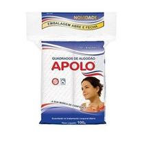 Apolo Algodão Quadrado Ziplock 100g Apolo Algodão Quadrado Ziplock 100g