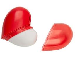 Apontador c/ deposito e borracha love heart molin 22779 Apontador c/ deposito e borracha love heart molin 22779