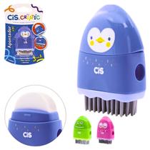 Apontador Cis Criatic 3x1 Apontador, Borracha e Escova