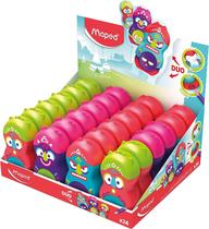 Apontador com borracha loopy totem 1 furo cores sortidas Apontador com borracha loopy totem 1 furo cores sortidas