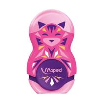 Apontador com Borracha Maped Loopy Mini Cute Papelaria Criativa Original -